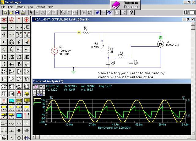 electronics circuit simulation software